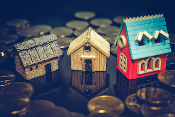 Gold coins stacks is representing riches and wealth management. Coin stack growing and find out the...