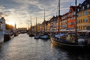Fototapeta premium Nyhavn canal in Copenhagen, Denmark