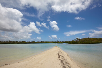 The white beaches of Ile aux Cerfs, Mauritius