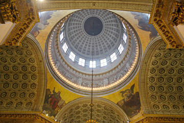 Ceiling of Kazan Cathedral, Saint Petersburg, Russia
