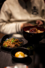 Eel with rice, set dinner