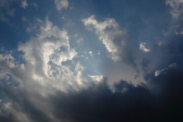 Fototapeta na wymiar Clouds and a sky