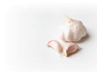 Garlic Isolated on white background