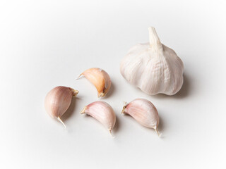 Garlic Isolated on white background