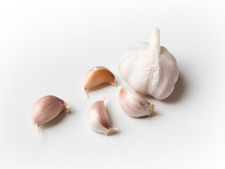 Garlic Isolated on white background