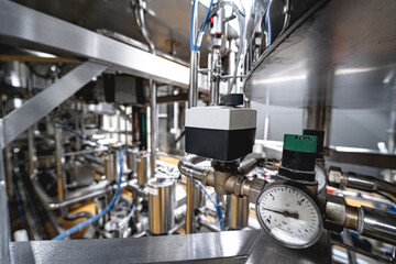 Craft beer brewing equipment in privat brewery