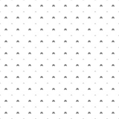 Square seamless background pattern from geometric shapes are different sizes and opacity. The pattern is evenly filled with small black lesbian symbols. Vector illustration on white background