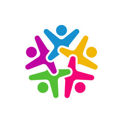 social network logo template vector icon