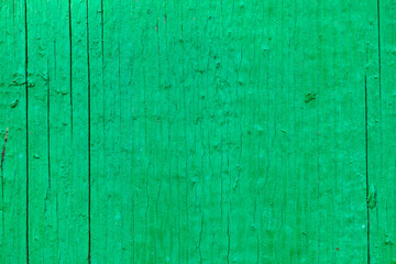 Fototapeta na wymiar texture of old green paint on wooden table