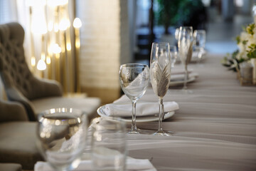wedding table set