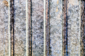 metal texture cladding for a fence