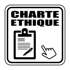 Logo charte éthique.