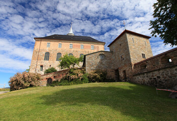Fototapeta na wymiar Akershus Castle - medieval castle in Oslo, Norway