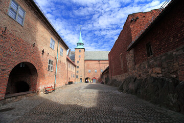 Fototapeta premium Akershus Castle - medieval castle in Oslo, Norway