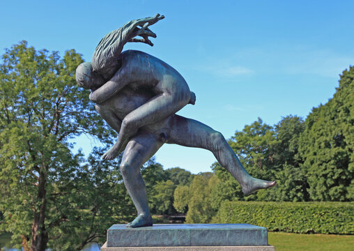 sculptures in Vigeland Sculpture Park, Frogner park, Oslo