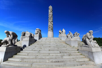 The monolith in Vigeland Sculpture Park, Frogner park, Oslo