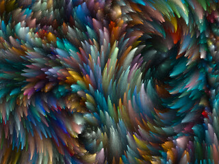 Fototapeta premium Swirling Paint