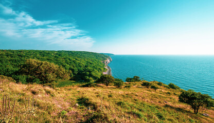 Coastal area around Hammershus Ruins Castle