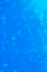 Gradient Ultramarine Blue Illuminated Bokeh for Abstract Background