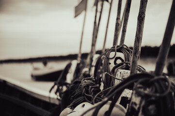 Kuter rybacki nad Bałtykiem - obrazy, fototapety, plakaty