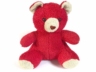 teddy bear isolated on white