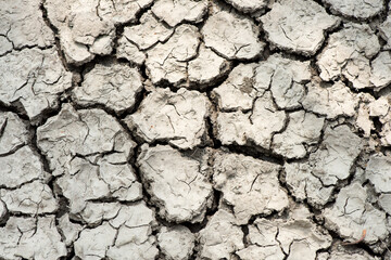 Cracked soil surface and texture background.