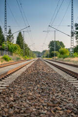 Fototapeta premium Bahngleise