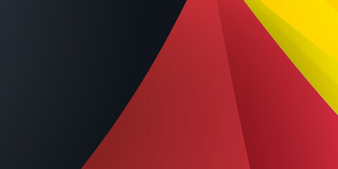 Modern simple black red and yellow abstract business presentation background with space for text