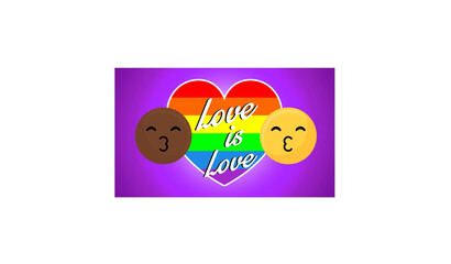 emoji background lgbt love 