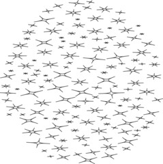 Abstract textured  pattern. Modern minimal texture.