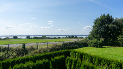 View from the hill on the Mersey river