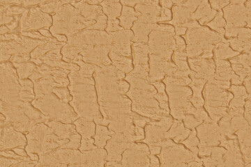 Textured surface of raw natural clay, seamless uniform brown flat background