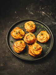 Parmesan Potato Stacks