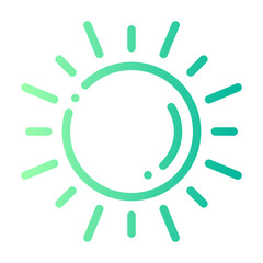 sun gradient icon
