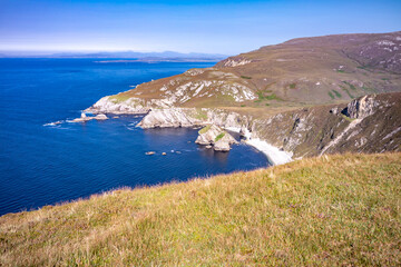 Glenlough bay between Port and Ardara in County Donegal is Irelands most remote bay