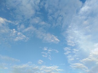 Fototapeta premium blue sky with clouds for wallpaper, cloud collections, theme picture
