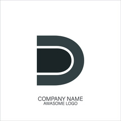 Obraz premium abstract letter logo for a company