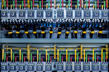 Compartment of electrical equipment in a complete transformer substation