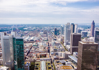 Fototapeta premium Cityscape of Frankfurt am Main