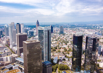 Obraz premium Cityscape of Frankfurt am Main