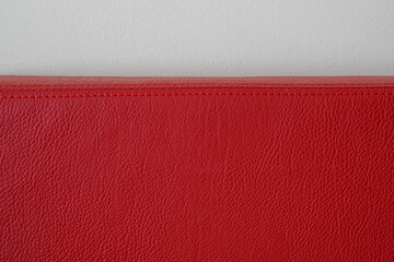 Fototapeta premium Red leather