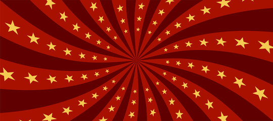 Circus background with rays. Element of festival poster © tomozina1