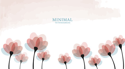 minimal-floral background