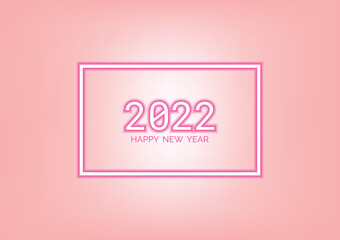 happy new year 2022 art vector background 