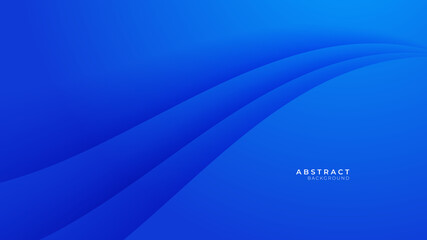 Abstract blue background with wave