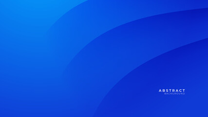 Paper layer 3D dark shiny blue abstract business presentation background. Curves and lines use for banner, cover, poster, wallpaper, design with space for text.