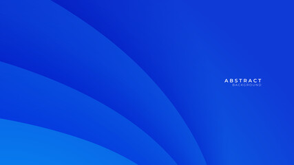 Paper layer 3D dark shiny blue abstract business presentation background. Curves and lines use for banner, cover, poster, wallpaper, design with space for text.