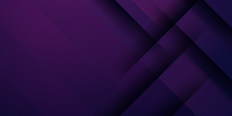 Abstract technology presentation background with dark blue and purple gradient color.
