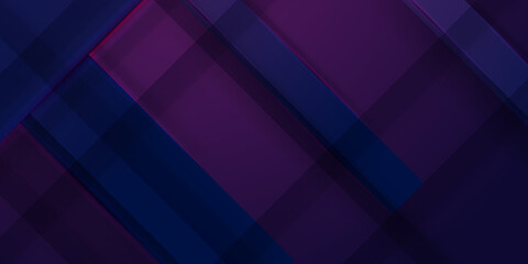 Obraz premium Dark purple and dark blue abstract business presentation design background. Abstract polygonal pattern luxury dark blue background with purple gradient color