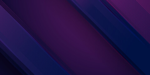 Futuristic poster cover with modern ultraviolet color. Dark purple abstract geometrical template with geometric shapes. 